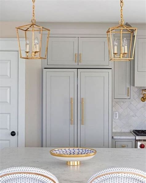 40 Elegant And Stylish Kitchen Gold Lighting Fixtures Ideas Em 2020