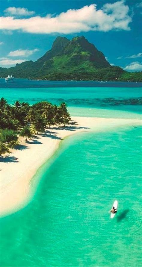 Pearl Beach On Bora Bora In French Polynesia Places To Travel