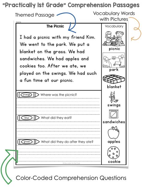 Some of the worksheets for this concept are action verbs, language handbook work, synonym antonym ready for pdg, teaching material for 1 st standard, word games and puzzles, collection of 12 logic problems. "Practically 1st Grade" Reading Comprehension Passages and ...