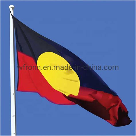 Wholesale Polyester Australian Aboriginal Flag Custom Flags China