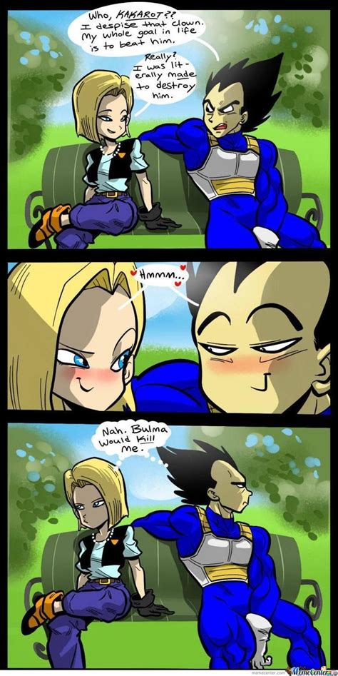 Though the overlap between fans of dragon ball z and mean girls might be relatively slim, this joke still hits pretty hard. Krillin And Vegeta by alex-funyx - Meme Center