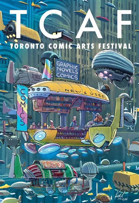 Os Cartazes Do Toronto Comic Arts Festival 2016 Por Kate Beaton E Kazu Kibuishi Vitralizado