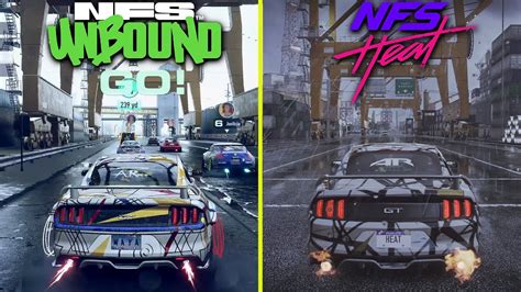 Need For Speed Unbound Vs Nfs Heat Early Graphics Comparison Youtube