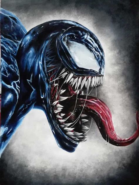 Venom Using Acrylic Colour Akash Neogi Illustrations Art Street