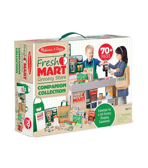 Melissa And Doug Fresh Mart Grocery Store Companion Collection Set
