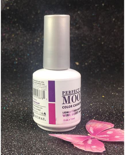 Lechat Wine Berry Perfect Match Mood Color Changing Gel Polish Mpmg I