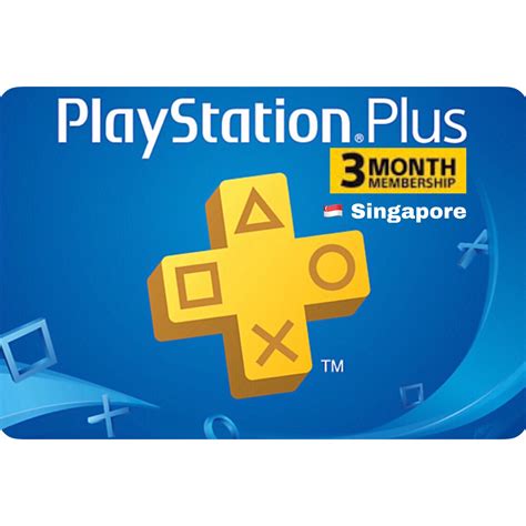 We've got you covered there. Playstation Plus (PSN Plus) Singapore 3 Months