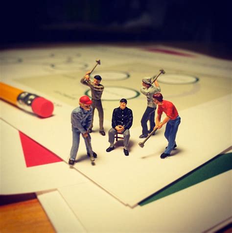 These Clever Photos Of Miniature Figures Take You Through Life In An Agency