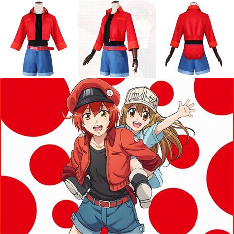 Specialty Cells At Work Red Blood Cell Cosplay Costume Halloween
