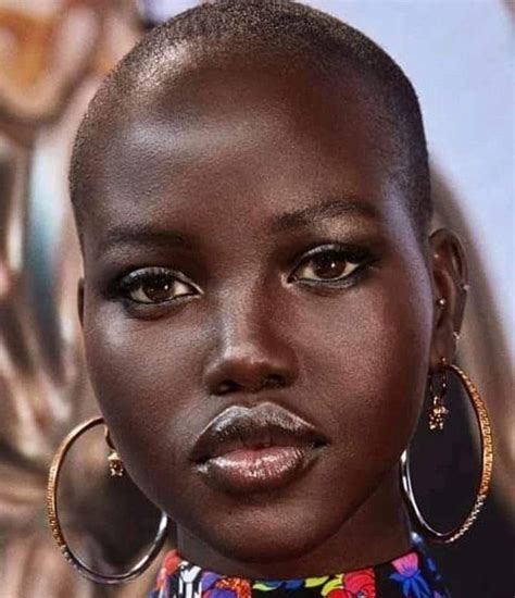 Most Beautiful Black Women Beautiful Dark Skinned Women Beautiful Lips Black Girl Art Black