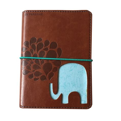 Elephant Journal Cover With Notebook Mrsbrimbles