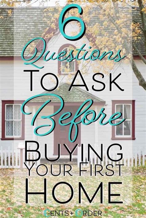 Buying Your First Home 6 Financial Questions To Ask First Buying