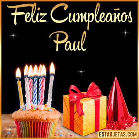 Feliz Cumpleaños Paul Imágenes  Tarjetas Y Mensajes