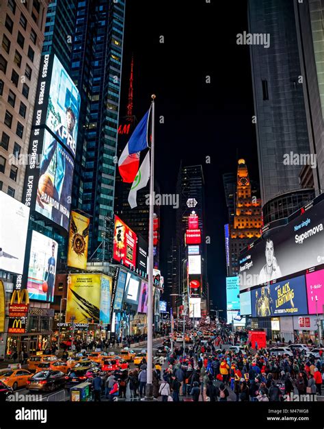 New York Times Square Stock Photo Alamy