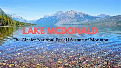 The Colored Pebbles Of Lake Mcdonald Glacier National