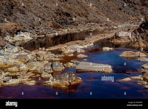 Fantastic Colours Of Rio Tinto The River Is Famous For Its Deep Red