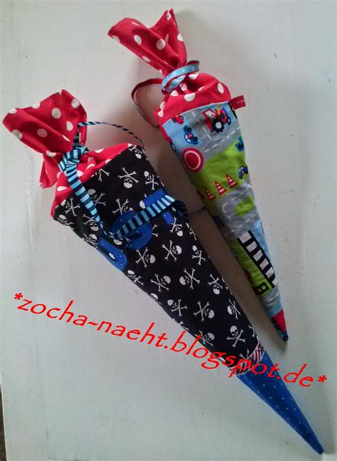 I used regular cardboard, but if you're making this for little. zocha näht: Fußball-Schultüte(nbezug)