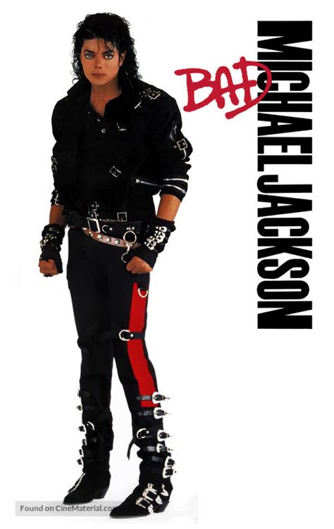 Michael Jackson Bad 1987 Movie Poster