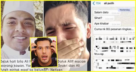 Ali puteh failkan saman terhadap kakak iparnya iaitu nor hidayah. "Terima kasih.." Nasihat Ali Puteh Kpd DS Aliff Syukri ...