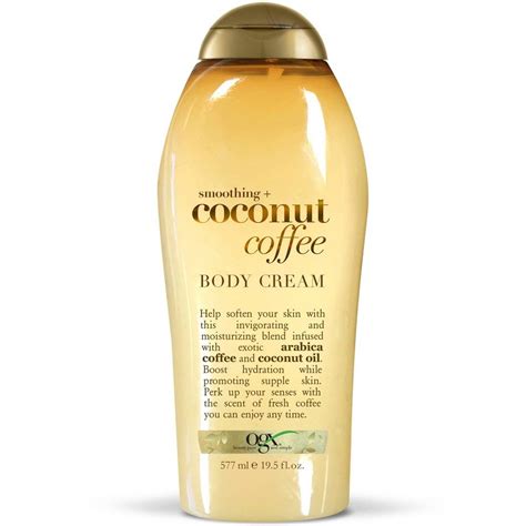 Ogx Smoothing And Coconut Coffee Body Cream 195oz Coconut Coffee