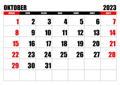 Oktober 2023 Kalender Nederlandse Kalender Oktober