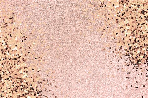 Gold Glitter Confetti On A Pink Background Free Image By Rawpixel Com