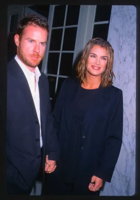 1999 Brooke Shields And Chris Henchy Candid Original Slide Transparency
