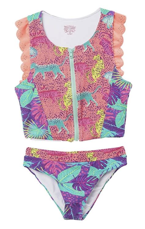Offcorss Offcorss Big Little Teen Girls Tankini Swimsuit Tops Set