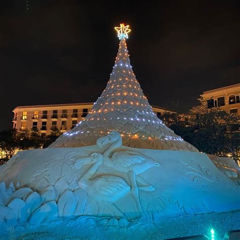 Sandi The Sand Christmas Tree Sculpture Garden In West Palm Beach