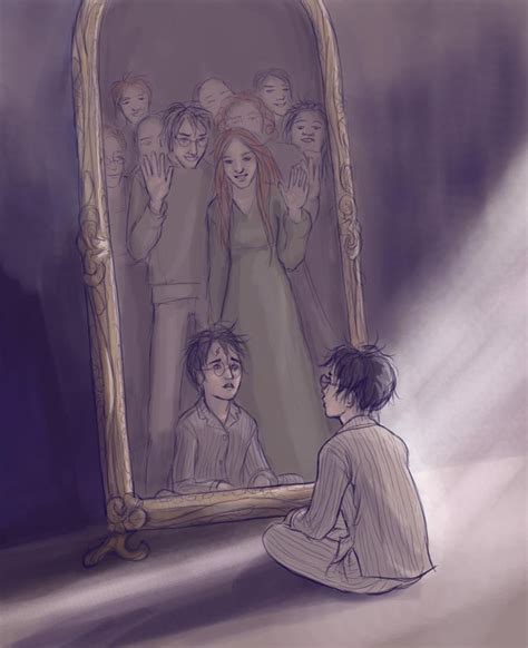 Harry Y El Espejo De Oesed Harry Potter Illustrations Harry Potter Harry Potter Fan Art