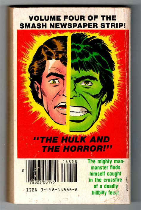 The Incredible Hulk Vol 4 Marvel Newspaper Strip Ace Tempo Books Lee