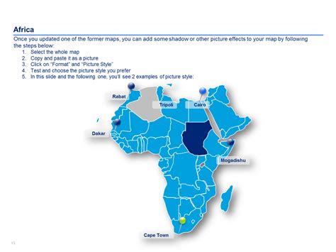 Editable ppt Africa map template | Africa map, Map, Africa