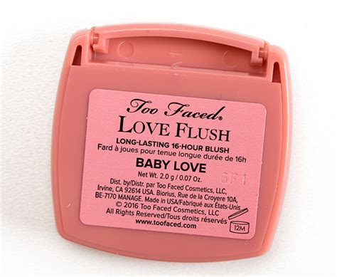 Too Faced Baby Love Love Flush Long Lasting 16 Hour Blush Review And Swatches