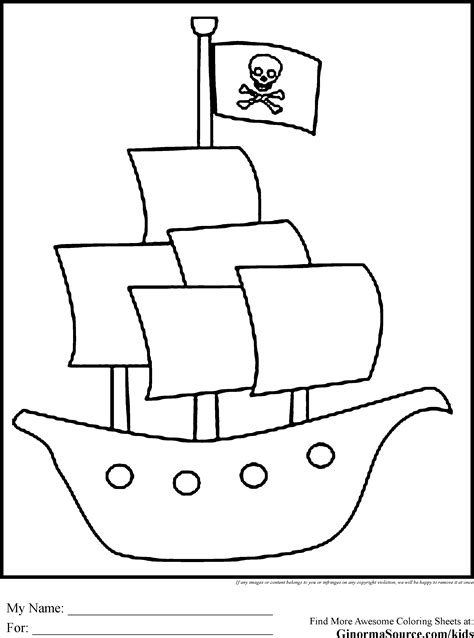 Maybe you would like to learn more about one of these? Pirate ship coloring pages to download and print for free