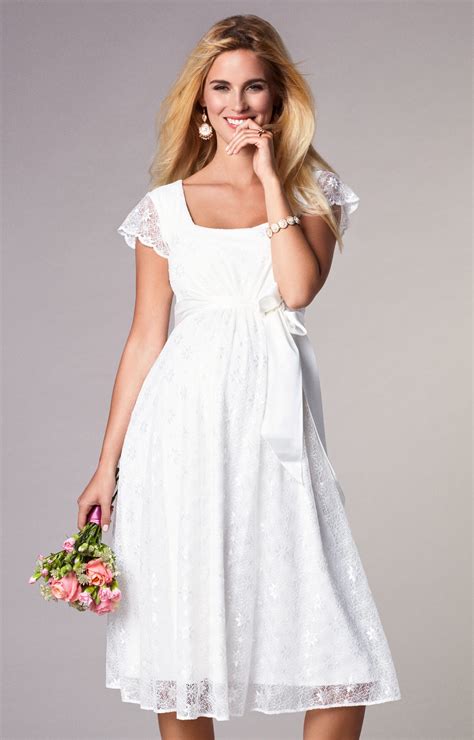 Looking for maternity wedding dresses? Florence Maternity Wedding Dress Short Ivory - Maternity ...