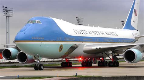 Its interior configuration and furnishings. Air Force One - Close Up Takeoff + Taxi (VC-25) - YouTube