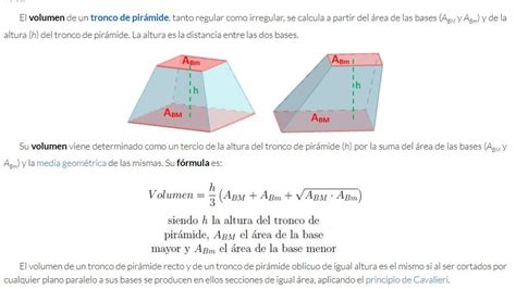 Agrícola Tropical diámetro como calcular el volumen de una piramide