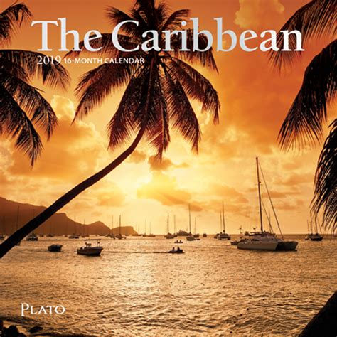 The Caribbean 2019 Mini Wall Calendar Plato Calendars
