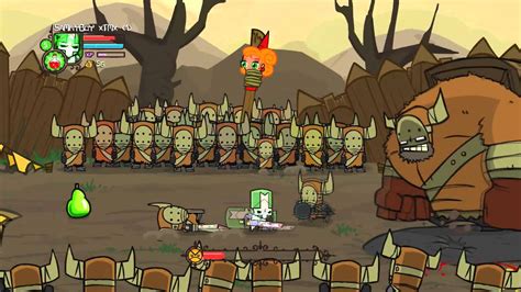 Castle Crashers Remastered Xbox One Edition First Boss Battle Youtube