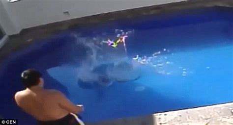 Three Year Old Morelia Girl S Final Moments As She Is Thrown In A Pool