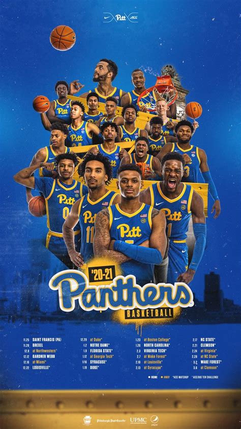 Pitt Panthers Baseball Poster Design