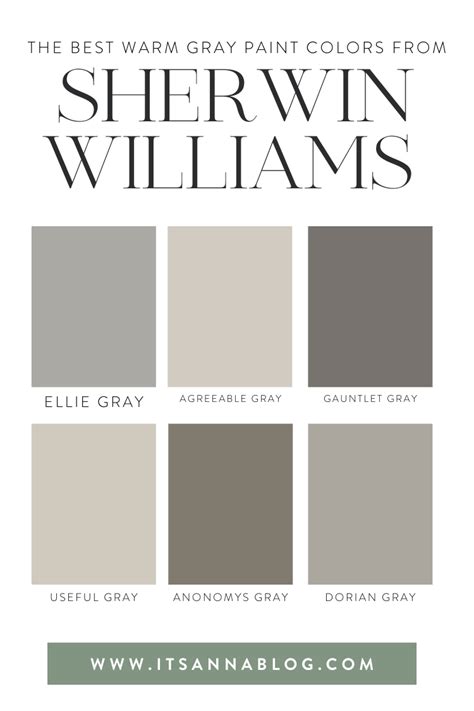Sherwin Williams Dorian Gray The Best Warm Gray Paint Color Its