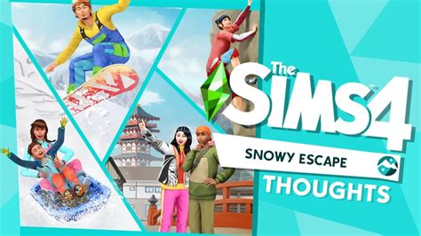 Lets Talk About The New Sims 4 Snowy Escape Expansion Pack Youtube