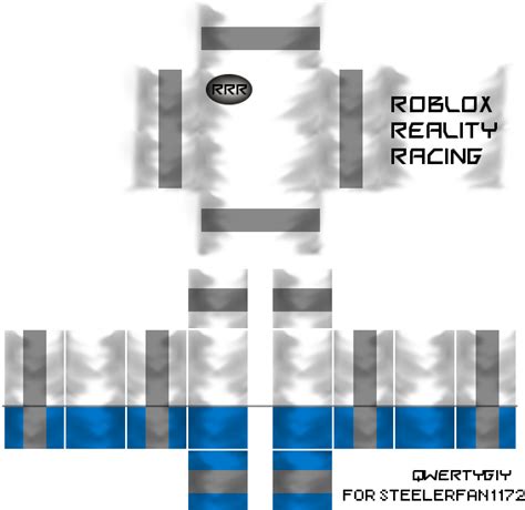 It has another roblox's character printed inside of the middle blue box. Download Roblox Reality Racing Shirt Templates - Roblox ...
