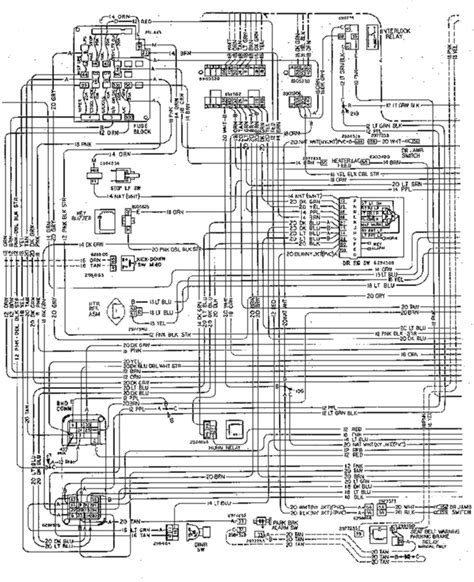 Fuso truck fuses box schema. 1974 Camaro Dash Cluster & Interior Wiring Schematic ...