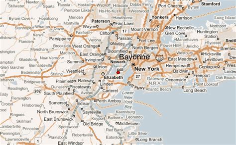 Bayonne Map Travelsfinderscom