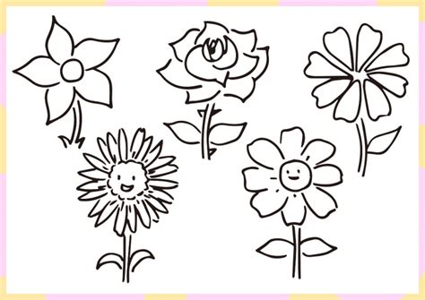 우리 주위에 꽃을 갖는 것은 정말 휴식이 될 수 있습니다. 꽃 색칠공부 - 꽃 색칠 공부 색칠 하기 도안 - Download Now : 모두가 ...