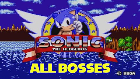 Sonic The Hedgehog Genesis Gba All Bosses 1080p Hd Youtube