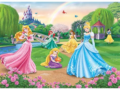 Sarahs Wallpaper And Interiors Disney Princess Wallpaper Mural