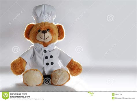 Plush Teddy Chef Stock Image Image Of Smile Cloth Furry 19057129